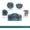 imageRachael Ray Expandable Insulated Casserole Carrier for Hot or Cold Food Thermal Lasagna Lugger Tote for Potluck Parties Picnic and Cookouts Fits 9quot x 13quot Baking DishMarine Blue Plaid