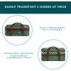 imageRachael Ray Expandable Insulated Casserole Carrier for Hot or Cold Food Thermal Lasagna Lugger Tote for Potluck Parties Picnic and Cookouts Fits 9quot x 13quot Baking DishForest Green Plaid