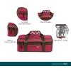 imageRachael Ray Expandable Insulated Casserole Carrier for Hot or Cold Food Thermal Lasagna Lugger Tote for Potluck Parties Picnic and Cookouts Fits 9quot x 13quot Baking DishBurgandy