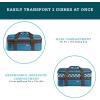 imageRachael Ray Expandable Insulated Casserole Carrier for Hot or Cold Food Thermal Lasagna Lugger Tote for Potluck Parties Picnic and Cookouts Fits 9quot x 13quot Baking DishMarine Blue Plaid