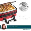 imageRachael Ray Expandable Insulated Casserole Carrier for Hot or Cold Food Thermal Lasagna Lugger Tote for Potluck Parties Picnic and Cookouts Fits 9quot x 13quot Baking DishRed Buffalo Check
