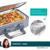 imageRachael Ray Lasagna Lugger Thermal Insulated Casserole Carrier for Hot or Cold Food Lugger Tote for Potluck Parties Picnic and Cookouts Fits 9quot x 13quot Baking DishSlate Stripe