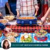 imageRachael Ray Lasagna Lugger Thermal Insulated Casserole Carrier for Hot or Cold Food Lugger Tote for Potluck Parties Picnic and Cookouts Fits 9quot x 13quot Baking DishNavy Gingham