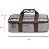 imageRachael Ray Lasagna Lugger Thermal Insulated Casserole Carrier for Hot or Cold Food Lugger Tote for Potluck Parties Picnic and Cookouts Fits 9quot x 13quot Baking DishSea Salt Grey