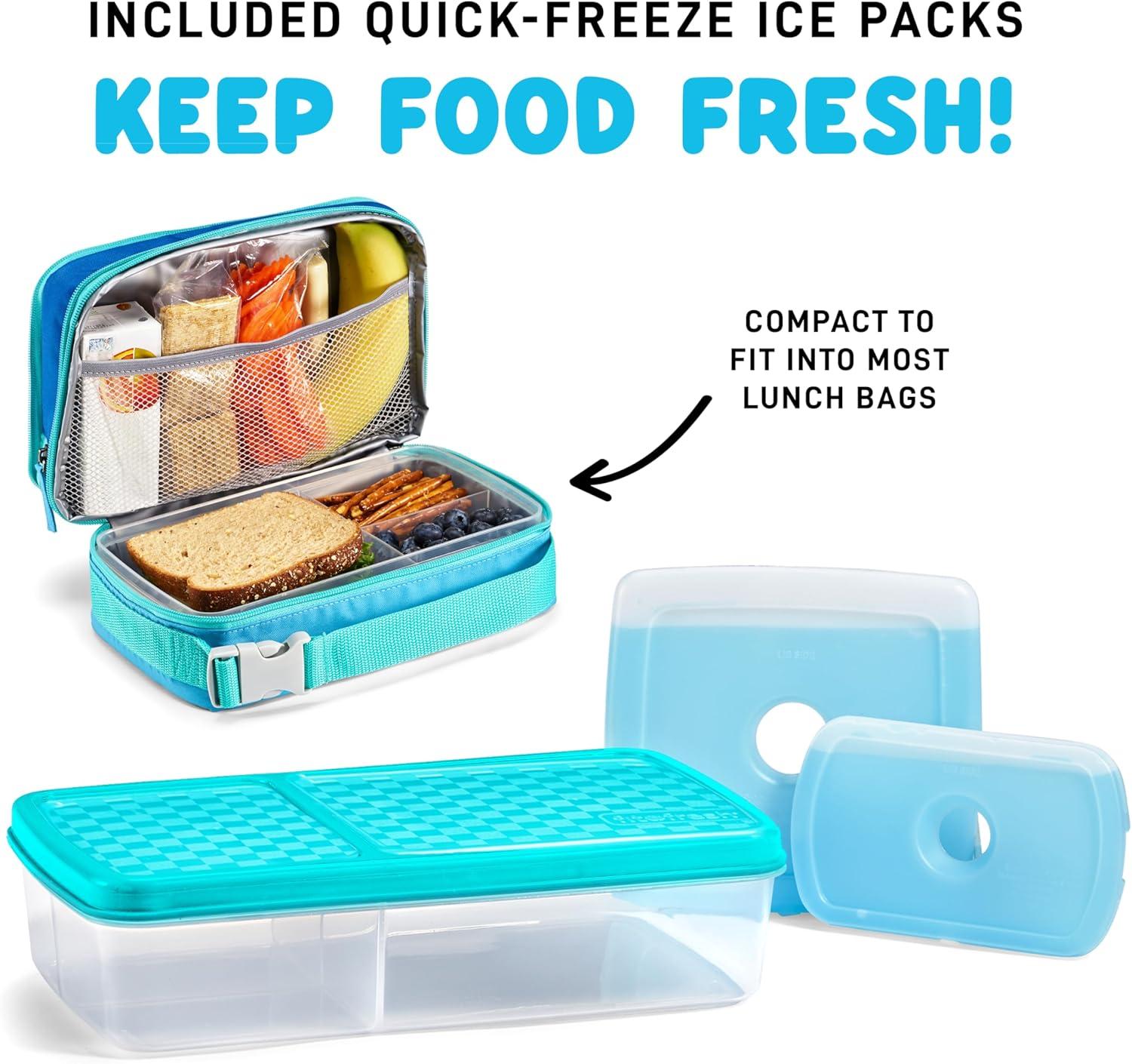 imageFit ampamp Fresh Kids SpillProof Meal Container 14 ounce capacity Colors may varyKids Bento Box