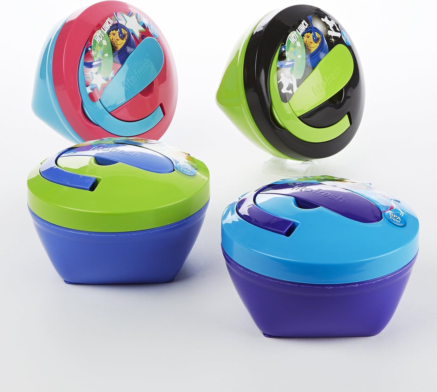 imageFit ampamp Fresh Kids SpillProof Meal Container 14 ounce capacity Colors may varyKids Hot Lunch Container