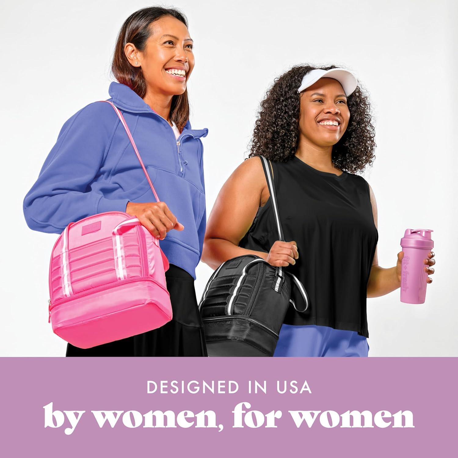 imageFit ampamp Fresh Shaker Bottle Leak Proof Sports Blender Bottle for Protein Mix For Women Durable Protein Shaker Cup 24 ozwith Unique Agitator for Smooth Mixing MauveMauve Purple