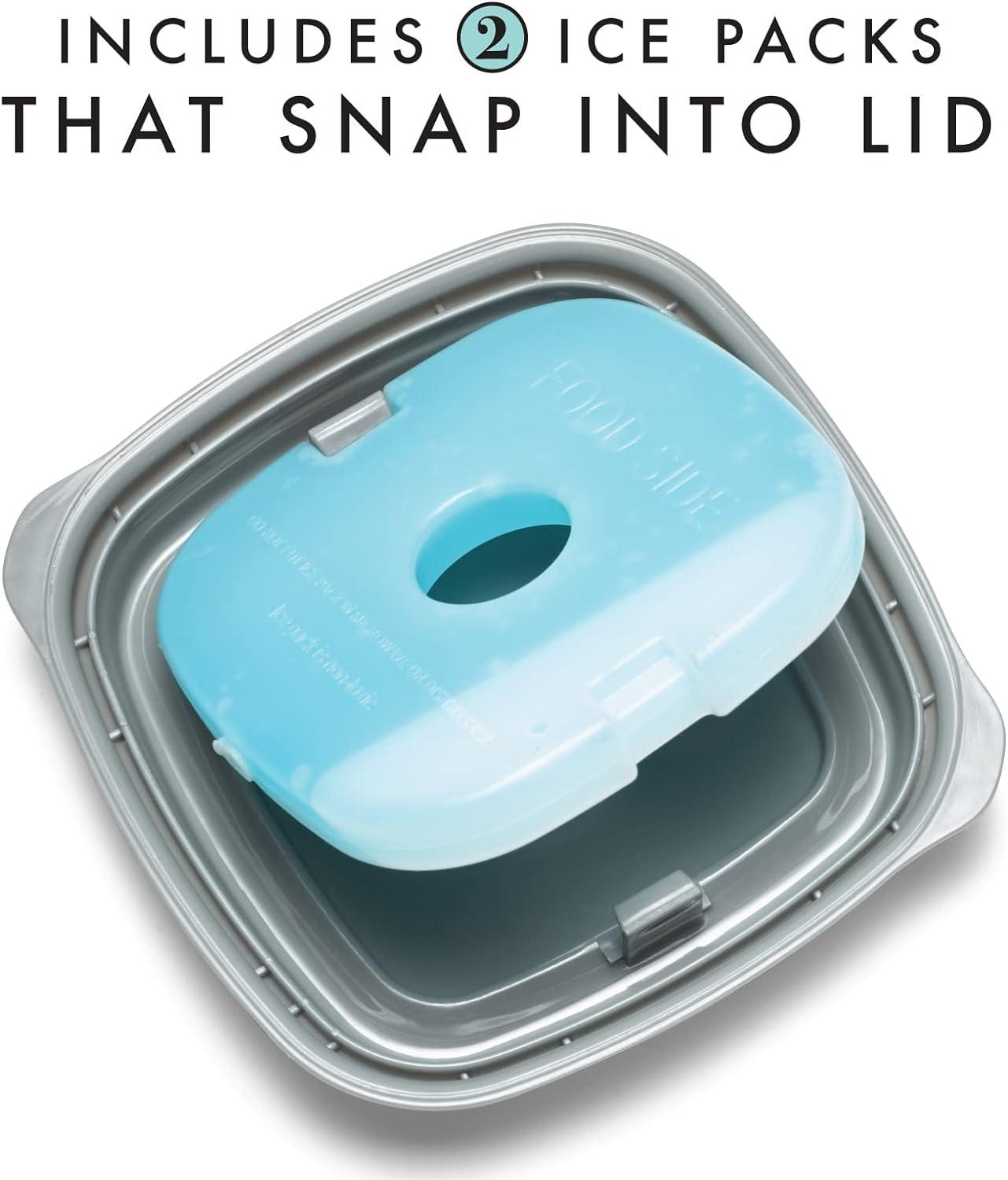imageFit ampamp Fresh Small Plastic Containers With Lids 4 oz Snack Containers for Adults and Kids Reusable Leakproof Dressing and Condiment Containers Multicolor 5PK Light1 Cup