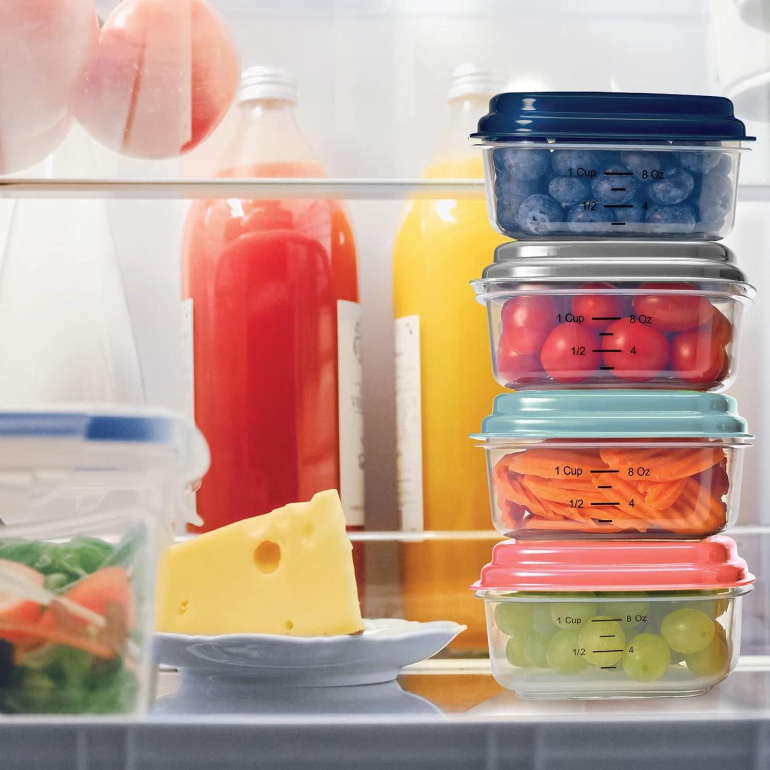 imageFit ampamp Fresh Stak Pak Set 6 Piece Plastic New Multicolored6 Piece Set