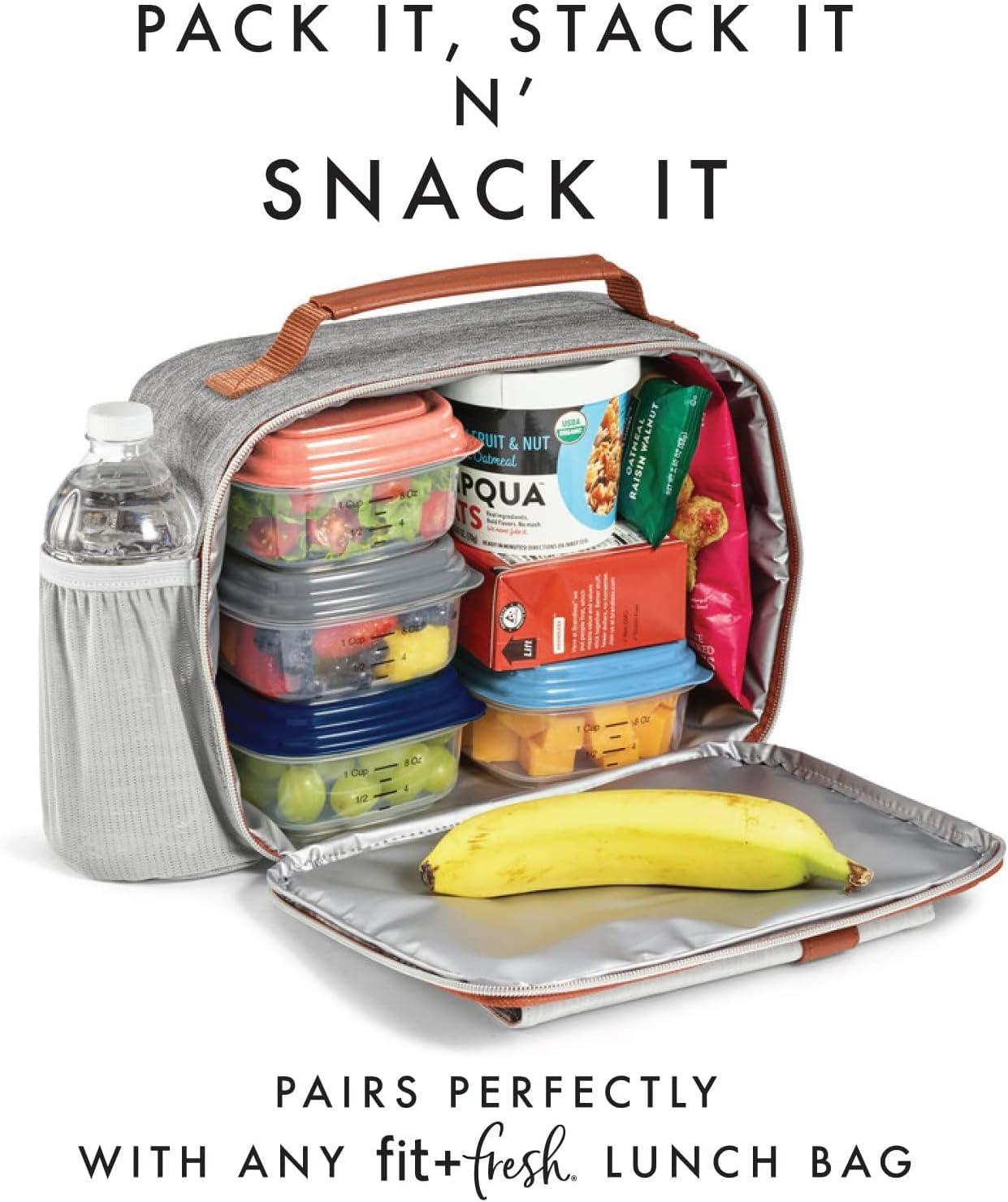 imageFit ampamp Fresh Stak Pak Set 6 Piece Plastic New Multicolored6 Piece Set