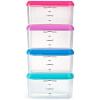 imageFit ampamp Fresh 12Cup Snack Set Condiment ampamp Salad Dressing Containers Reusable ampamp Leakproof Lunch Containers Perfect for Insulated Lunch Bag Lunch Box ampamp More 5PK Multicolor2 cup