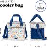 imageFit ampamp Fresh 24Can Soft Cooler Bag Insulated LeakResistant Portable Soft Cooler Large Cooler Soft Sided Cooler Bag Travel Cooler Pina ColadaAl Fresco