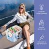 imageFit ampamp Fresh 24Can Soft Cooler Bag Insulated LeakResistant Portable Soft Cooler Large Cooler Soft Sided Cooler Bag Travel Cooler Pina ColadaBlue Gingham