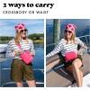 imageFit ampamp Fresh Carefree Cooler Collection  Insulated Leakproof WaterResistant Tote ampamp Mini Sling Bag for Summer Pool ampamp Travel3Can  Hot Pink