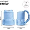 imageFit ampamp Fresh Insulated Backpack Soft Cooler  LeakResistant Beach ampamp Travel Bag for Women 24 Can Capacity Picnic ampamp Cooler BagCornflower