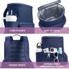imageFit ampamp Fresh Insulated Backpack Soft Cooler  LeakResistant Beach ampamp Travel Bag for Women 24 Can Capacity Picnic ampamp Cooler BagMidnight Blue