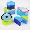 imageFit ampamp Fresh Kids Reusable Lunch Box Container Set with BuiltIn Ice Packs 14Piece Healthy Lunch and Snack Kit BPAFree Microwave Safe Portion ControlKids Container Set  14 Piece