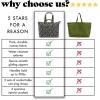 imageFit ampamp Fresh Large Beach Bag for Women  Extra Large Travel Tote With PocketsBw Dot
