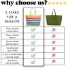 imageFit ampamp Fresh Large Beach Bag for Women  Extra Large Travel Tote With PocketsColorful Stripe