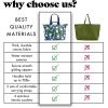 imageFit ampamp Fresh Large Beach Bag for Women  Extra Large Travel Tote With PocketsHappy Hydrangeas