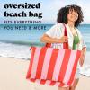 imageFit ampamp Fresh Large Beach Bag for Women  Extra Large Travel Tote With PocketsPink