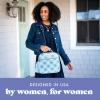 imageFit ampamp Fresh Lunch Bag For Women Insulated Womens Lunch Bag For Work Large Lunch Box For Women With Two Matching Containers Townsend Lunch Bag Navy WildflowerLight Blue Gingham