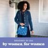 imageFit ampamp Fresh Lunch Bag For Women Insulated Womens Lunch Bag For Work Large Lunch Box For Women With Two Matching Containers Townsend Lunch Bag Navy WildflowerBlue Wildflower