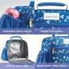 imageFit ampamp Fresh Lunch Bag For Women Insulated Womens Lunch Bag For Work Large Lunch Box For Women With Two Matching Containers Townsend Lunch Bag Navy WildflowerBlue Wildflower