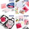 imageFit ampamp Fresh Reusable PEVA Storage Bags 3 Pack Reusable Food Storage Bags LeakProof Bag Durable Reusable Sandwich Bags Freezer Safe Bags Hand Wash Easy to Clean EcoFriendly Pink BowsPink Bows