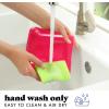 imageFit ampamp Fresh Reusable PEVA Storage Bags 3 Pack Reusable Food Storage Bags LeakProof Bag Durable Reusable Sandwich Bags Freezer Safe Bags Hand Wash Easy to Clean EcoFriendly Pink BowsPink Bows