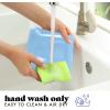 imageFit ampamp Fresh Reusable PEVA Storage Bags 3 Pack Reusable Food Storage Bags LeakProof Bag Durable Reusable Sandwich Bags Freezer Safe Bags Hand Wash Easy to Clean EcoFriendly Pink BowsBlue Floral Toile