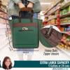 imageRachael Ray Chillout Soft Cooler Bag Large Reusable Insulated Grocery Bag with Zippered Top Travel Tote for Hot or Cold Food Grocery Tote BagForest Green