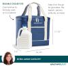 imageRachael Ray Insulated Thermal Canvas Tote IvoryNavy