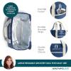 imageRachael Ray Insulated Thermal Canvas Tote IvoryNavy