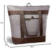 imageRachael Ray Jumbo Chillout Thermal Tote Insulated Soft Sided Cooler BagSea Salt Gray