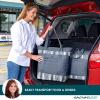 imageRachael Ray Jumbo Chillout Thermal Tote Insulated Soft Sided Cooler BagSlate Stripe