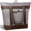 imageRachael Ray Jumbo Chillout Thermal Tote Insulated Soft Sided Cooler BagSea Salt Gray