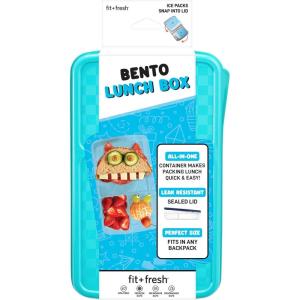 imageFit ampamp Fresh Kids SpillProof Meal Container 14 ounce capacity Colors may varyKids Bento Box