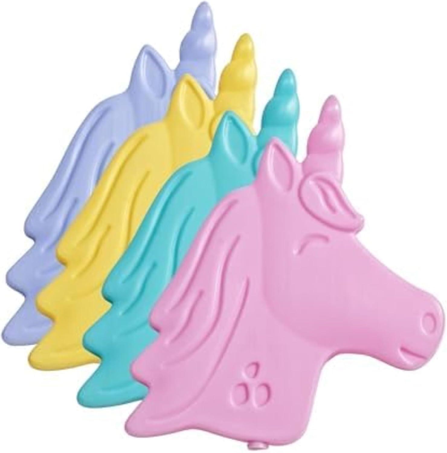imageCool Coolers Kids Lunch Box Ice Packs Slim Ice Packs for Lunch Bags ReusableMulticolored 4 Pack DinosaurUnicorn