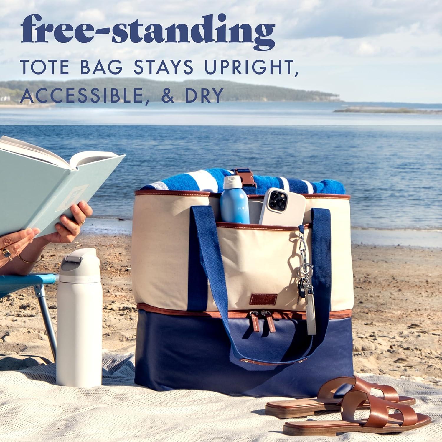 imageFit ampamp Fresh Beach ampamp Boat Cooler Collection  Insulated Leakproof WaterResistant Totes ampamp Lunch Bags for Summer Pool ampamp Travel16can  Navy