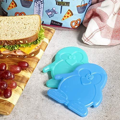 imageFit ampamp Fresh Cool Coolers Kids Lunch Box Ice Packs Slim Ice Packs for Lunch Bags Lunch Ice Packs ReusableMulticolored 8 Pack UnicornPenguin  8 PK