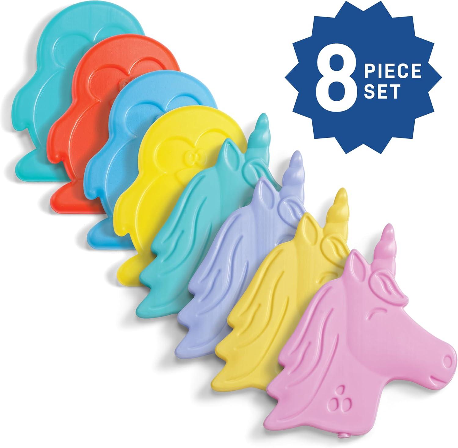 imageFit ampamp Fresh Cool Coolers Kids Lunch Box Ice Packs Slim Ice Packs for Lunch Bags Lunch Ice Packs ReusableMulticolored 8 Pack UnicornPenguin Unicorn