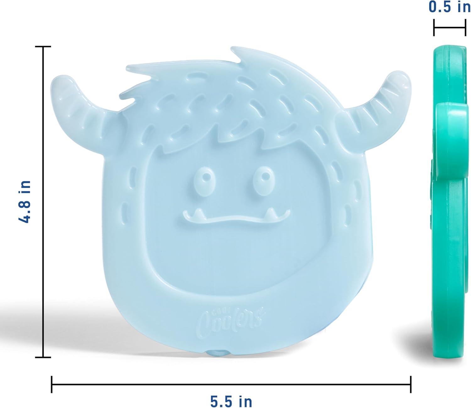 imageFit ampamp Fresh Cool Coolers Kids Lunch Box Ice Packs Slim Ice Packs for Lunch Bags Lunch Ice Packs ReusableMulticolored 8 Pack UnicornYeti