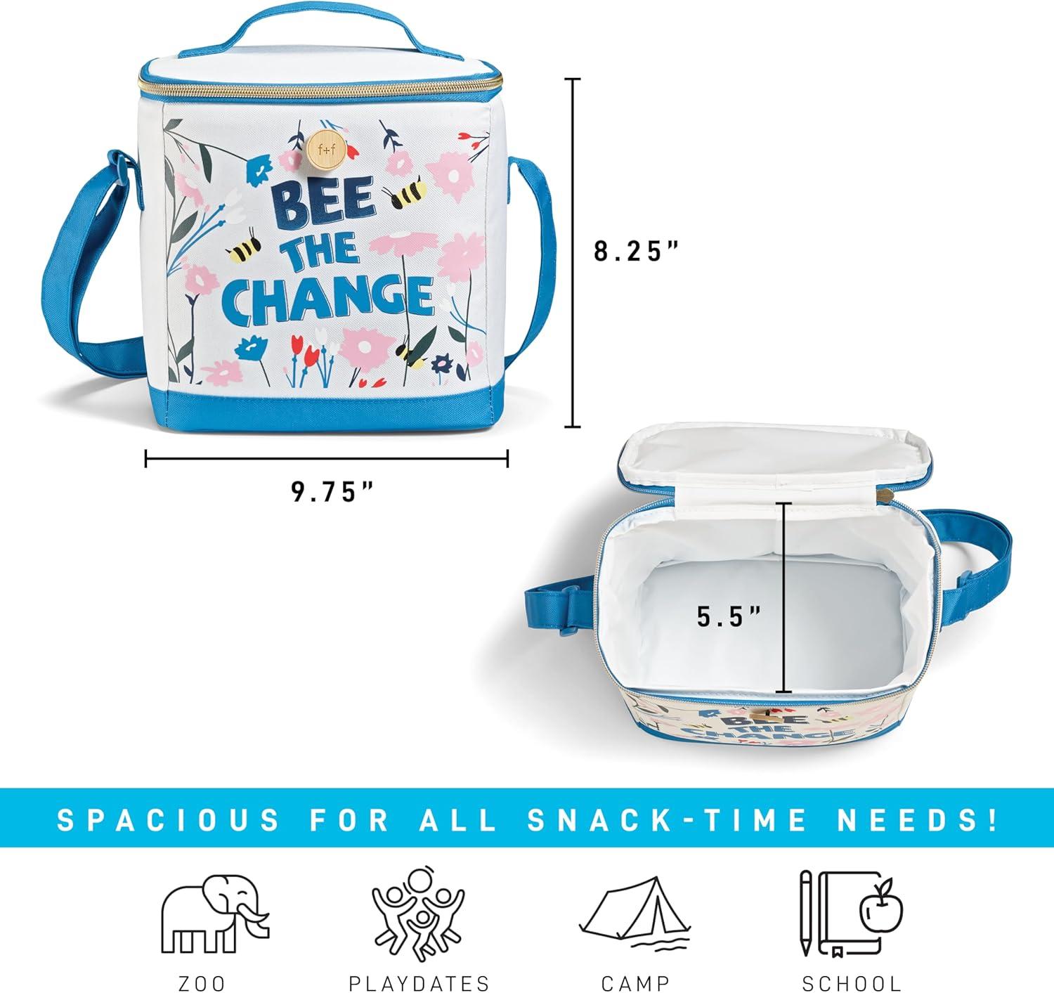 imageFit ampamp Fresh Dinosaur Insulated Lunch Box BPAFree Leakproof Water Resistant Large Capacity Thermal Insulation Reusable Snack Bags Durable PolyesterBee The Change