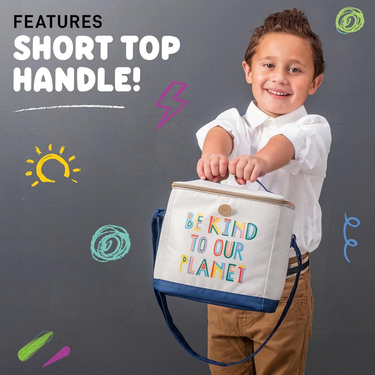 imageFit ampamp Fresh Dinosaur Insulated Lunch Box BPAFree Leakproof Water Resistant Large Capacity Thermal Insulation Reusable Snack Bags Durable PolyesterBe Kind