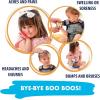 imageCool Coolers Boo Boo Flexible Gel Ice Pack 4x4 Reusable Cold Compress for Minor Injuries 3 Pack DinoAssorted Characters