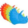 imageCool Coolers Kids Lunch Box Ice Packs Slim Ice Packs for Lunch Bags ReusableMulticolored 4 Pack DinosaurDinosaur