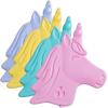 imageCool Coolers Kids Lunch Box Ice Packs Slim Ice Packs for Lunch Bags ReusableMulticolored 4 Pack DinosaurUnicorn