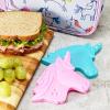 imageCool Coolers Kids Lunch Box Ice Packs Slim Ice Packs for Lunch Bags ReusableMulticolored 4 Pack DinosaurUnicorn
