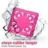 imageCool Coolers XL Fashion Icicles by Fit  Fresh 4pk Ice Pack Sticks for Coolers Freezer Packs for Lunchboxes Pearl WhiteHot Pink  Large 3PK